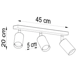 Plafoniere Moderne-Selezionato da Mazzolaluce Plafoniera da soffitto per cucina in legno con faretti orientabili