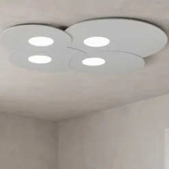 Plafoniere Moderne-Top Light Plafoniera da soffitto per cucina moderna grigio toplight cloud