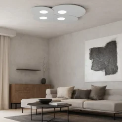 Plafoniere Moderne-Top Light Plafoniera da soffitto per cucina moderna grigio toplight cloud
