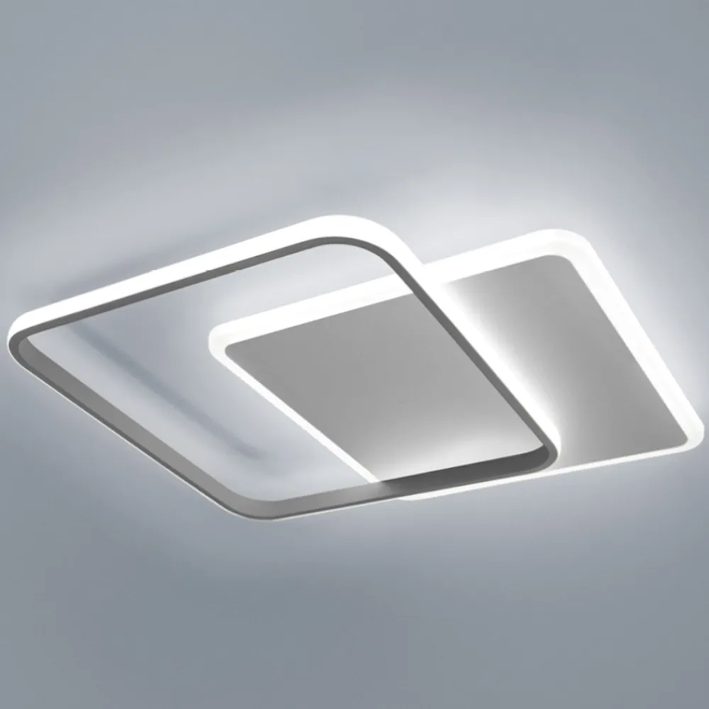 Plafoniere Moderne-Vivida International Plafoniera decline vivida bianca moderna led 50w 3000k 4000k