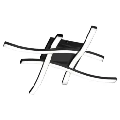Plafoniere Moderne-Selezionato da Mazzolaluce Plafoniera design ed 20w 3000k moderna nera