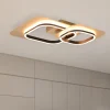 Plafoniere Moderne-Selezionato da Mazzolaluce Plafoniera design led 28w 3000k dimmerabile dimmerabile oro nero
