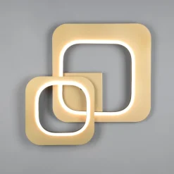 Plafoniere Moderne-Selezionato da Mazzolaluce Plafoniera design led 28w 3000k dimmerabile dimmerabile oro nero