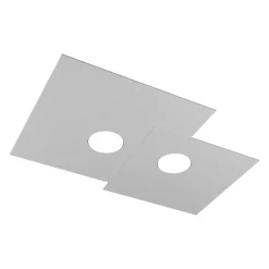 Plafoniere Moderne-Top Light Plafoniera design moderna grigio plate