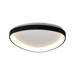 Plafoniere Moderne-Selezionato da Mazzolaluce Plafoniera design triangolare nera led 62w 2700k-5000k con telecomando