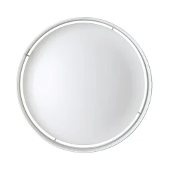 Plafoniere Moderne-Eglo Plafoniera di cilindro in tessuto bianco 32 cm pasteri