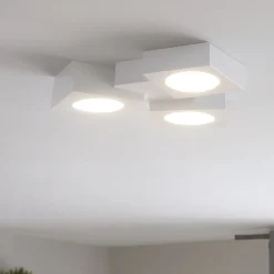 Plafoniere Moderne-Selezionato da Mazzolaluce Plafoniera di gesso ceramico per cucina moderna