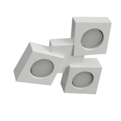Plafoniere Moderne-Selezionato da Mazzolaluce Plafoniera di gesso ceramico per cucina moderna