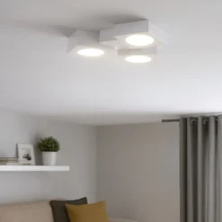Plafoniere Moderne-Selezionato da Mazzolaluce Plafoniera di gesso ceramico per cucina moderna