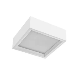 Plafoniere Moderne-Selezionato da Mazzolaluce Plafoniera di gesso per cucina moderna diffusore in vetro