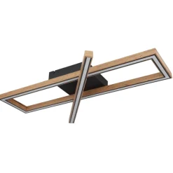 Plafoniere Moderne-Selezionato da Mazzolaluce Plafoniera di legno led 36w 3000k dimmerabile