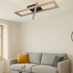 Plafoniere Moderne-Selezionato da Mazzolaluce Plafoniera di legno led 36w 3000k dimmerabile