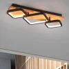 Plafoniere Moderne-Selezionato da Mazzolaluce Plafoniera di legno moderna led 32w 3000k dimmerabile