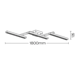 Plafoniere Moderne-Selezionato da Mazzolaluce Plafoniera di legno moderna led 2700k-6000k dimmerabile