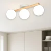 Plafoniere Moderne-Selezionato da Mazzolaluce Plafoniera di legno naturale per cucina