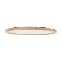 Plafoniere Bagno-Selezionato da Mazzolaluce Plafoniera di legno rotonda led 45w cct stile scandinavo