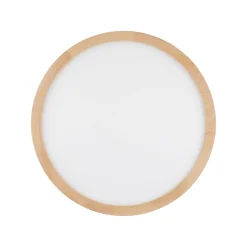 Plafoniere Bagno-Selezionato da Mazzolaluce Plafoniera di legno rotonda led 45w cct stile scandinavo