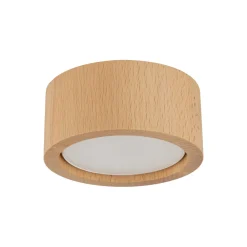 Plafoniere Moderne-Selezionato da Mazzolaluce Plafoniera di legno rotonda stile scandinavo