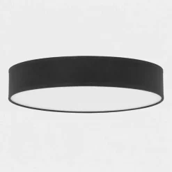 Plafoniere Moderne-Selezionato da Mazzolaluce Plafoniera di tessuto 45 cm cilindro da soffitto per camera da letto