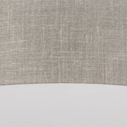 Plafoniere Moderne-Selezionato da Mazzolaluce Plafoniera di tessuto 60cm cilindro lino beige per soggiorno moderno