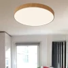 Plafoniere Moderne-Selezionato da Mazzolaluce Plafoniera effetto legno led 27000k 3300k 4000k dimmerabile