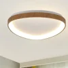 Plafoniere Moderne-Selezionato da Mazzolaluce Plafoniera effetto legno led 38w 2700k a 5000k moderna