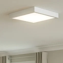 Plafoniere Moderne-Linea Light Plafoniera grande box led bianca quadrata 43w 4000k