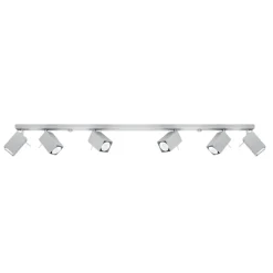 Plafoniere Moderne-Selezionato da Mazzolaluce Plafoniera grigio con faretti orientabili