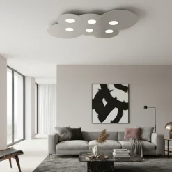 Plafoniere Moderne-Top Light Plafoniera grigio design toplight cloud