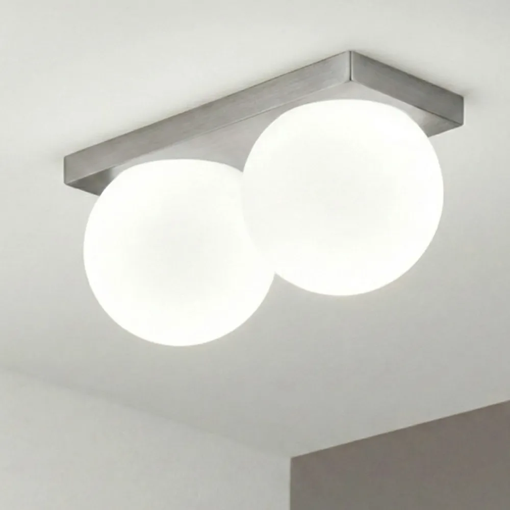 Plafoniere Moderne-Perenz Illuminazione Plafoniera grigio titanio moderna led dot