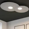 Plafoniere Moderne-Top Light Plafoniera grigio toplight cloud design moderna nuvola