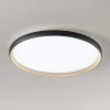Plafoniere Moderne-Perenz Illuminazione Plafoniera halo nero oro led 45w cct tonda moderna perenz