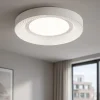 Plafoniere Moderne-Perenz Illuminazione Plafoniera hive bianca led 30w 3000k 4000k tonda