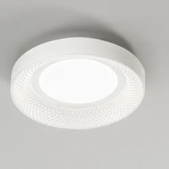 Plafoniere Moderne-Perenz Illuminazione Plafoniera hive bianca led 30w 3000k 4000k tonda