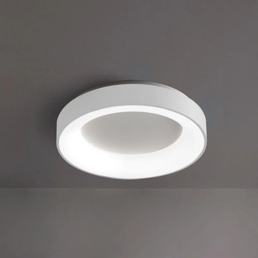 Plafoniere Moderne-Vivida International Plafoniera inner-r vivida 48 bianca 40w 3000k 4000k dimmerabile