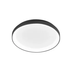Plafoniere Moderne-Gea Luce Plafoniera krizia pm nera led 38w 3000k circolare