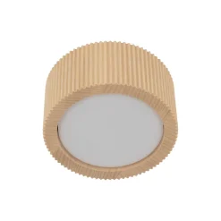 Plafoniere Moderne-Selezionato da Mazzolaluce Plafoniera lampada da soffitto scandinava in legno rotonda