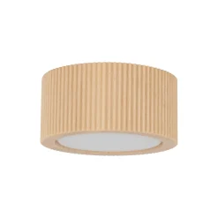 Plafoniere Moderne-Selezionato da Mazzolaluce Plafoniera lampada da soffitto scandinava in legno rotonda