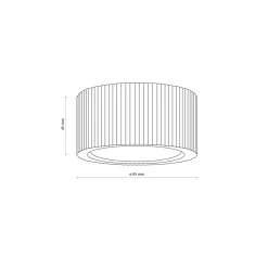 Plafoniere Moderne-Selezionato da Mazzolaluce Plafoniera lampada da soffitto scandinava in legno rotonda