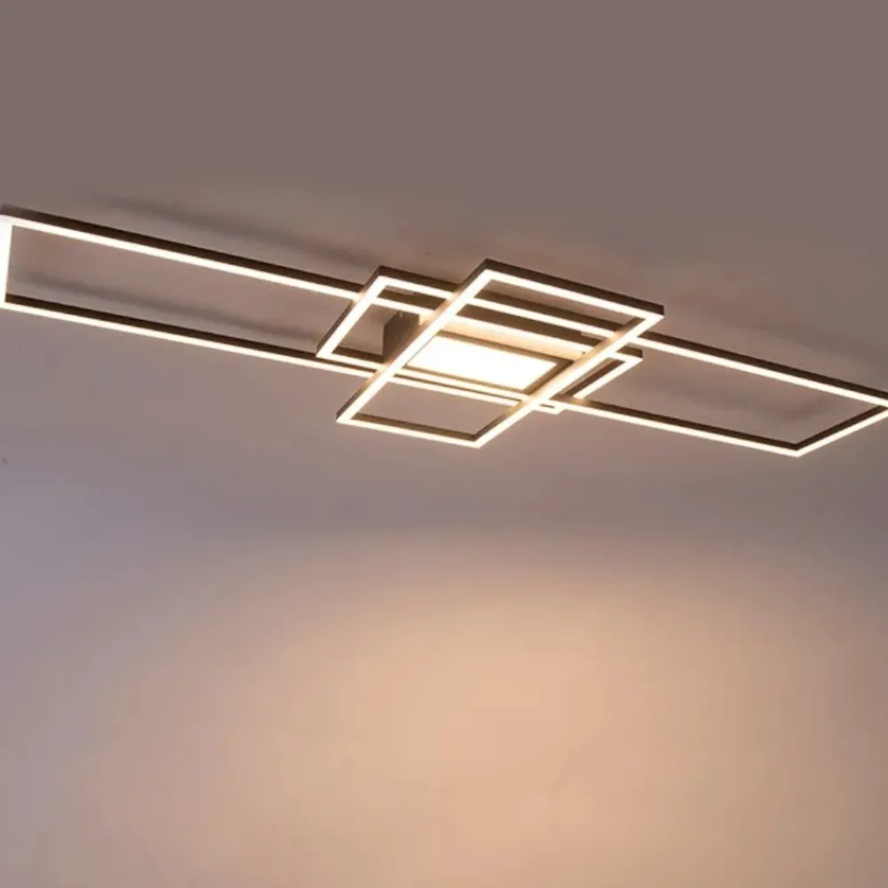Plafoniere Moderne-Selezionato da Mazzolaluce Plafoniera led bianca dimmerabile da 3000k a 6500k cont elecomando
