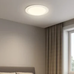 Plafoniere Moderne-Linea Light Plafoniera led bianca led 3000k 11w crew