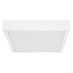 Plafoniere Moderne-Linea Light Plafoniera led bianca box sq 31w 4000k