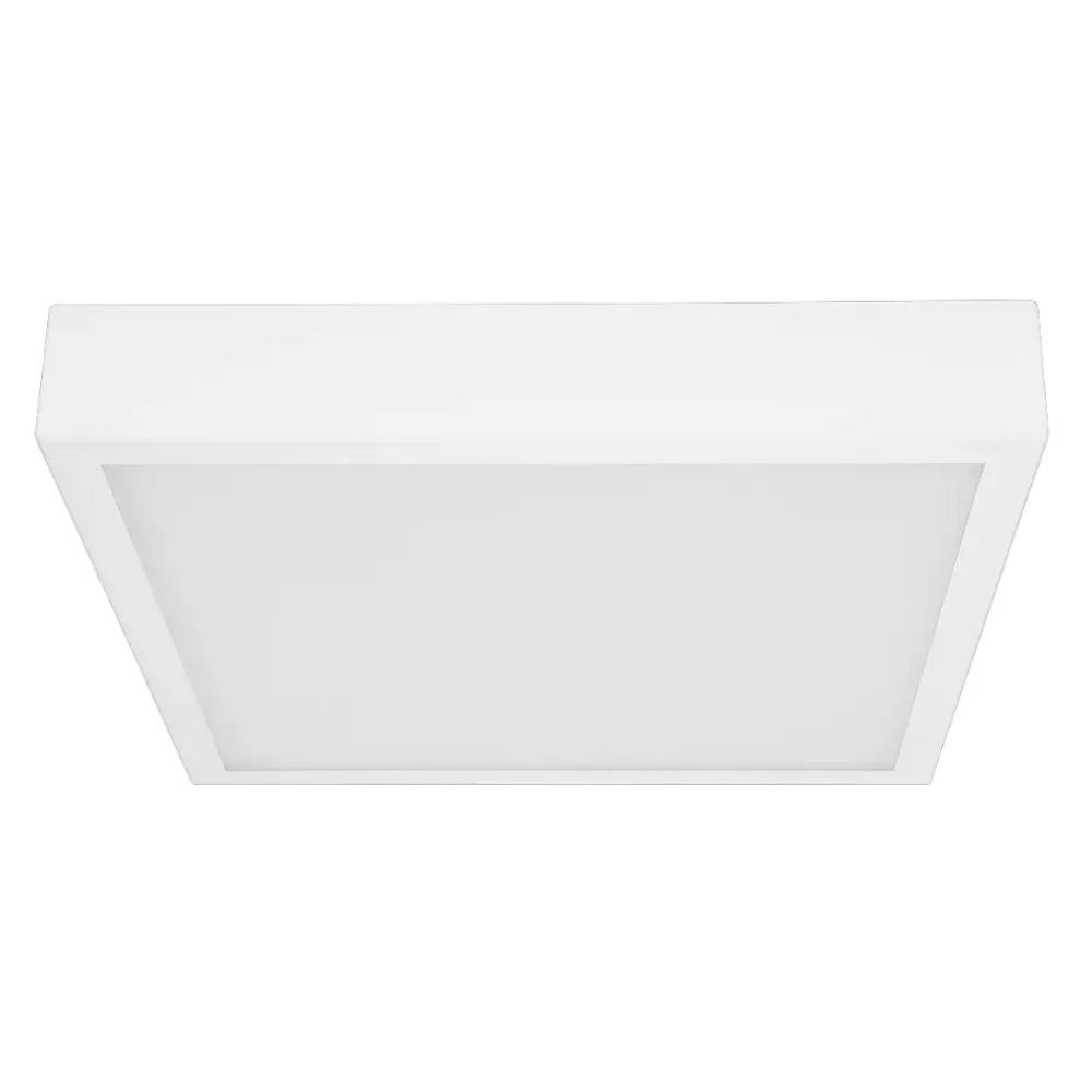 Plafoniere Moderne-Linea Light Plafoniera led bianca box sq 31w 4000k