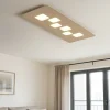 Plafoniere Moderne-Gea Luce Plafoniera led bilbao tortora moderna
