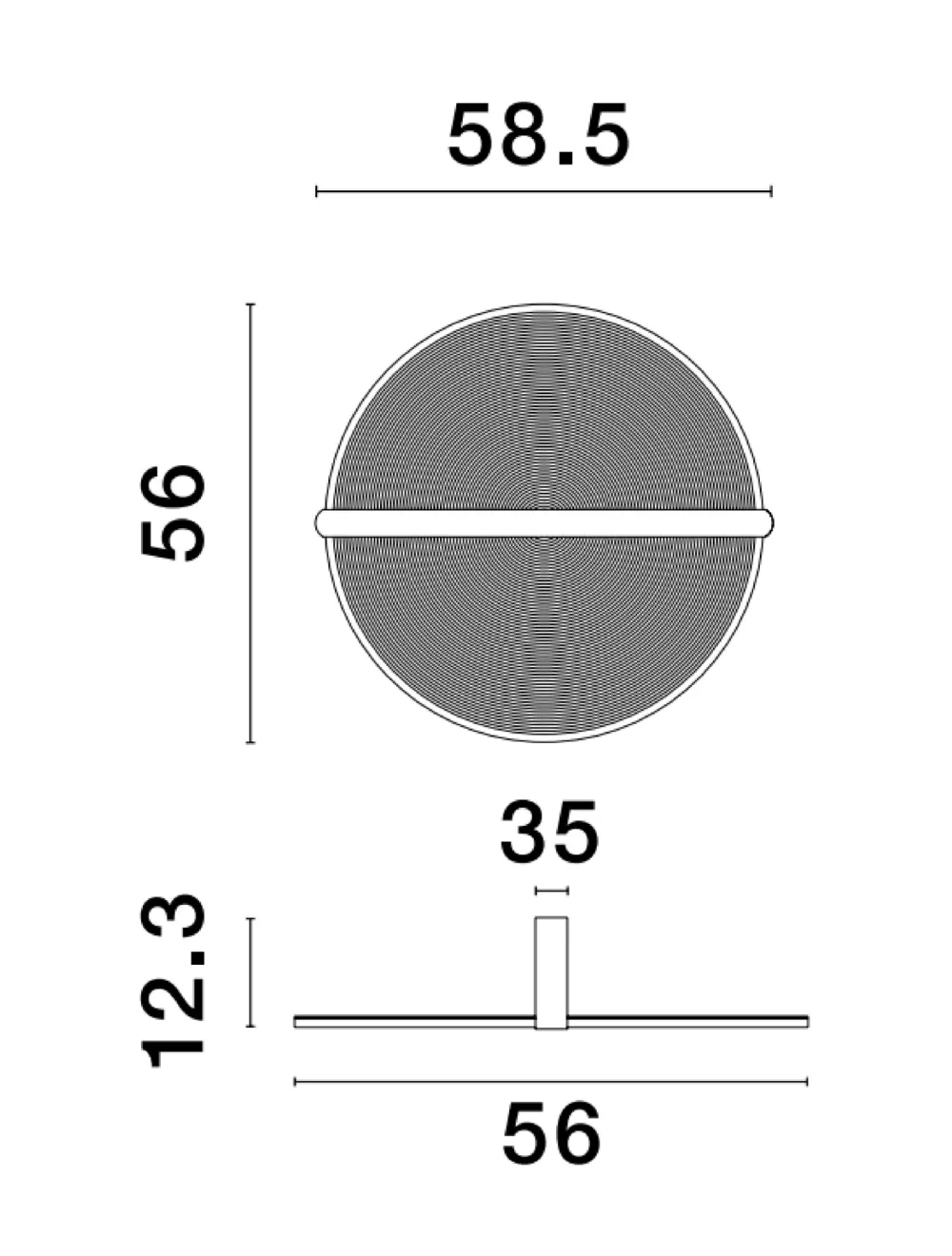 Plafoniere Moderne-Selezionato da Mazzolaluce Plafoniera led caffe per camera da letto dimmerabile