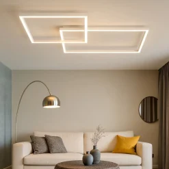 Plafoniere Moderne-Perenz Illuminazione Plafoniera led cct 3000k 4000k 6000k moderna perenz cross bianco