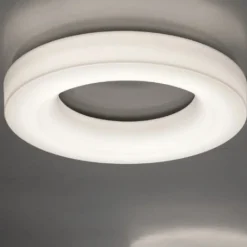 Plafoniere Moderne-Stilnovo Plafoniera led 76cm 33w 3000k luce dimmerabile saturn