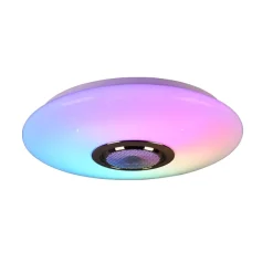 Plafoniere Moderne-Selezionato da Mazzolaluce Plafoniera led da 3000k a 6000k rgb con altoparlante