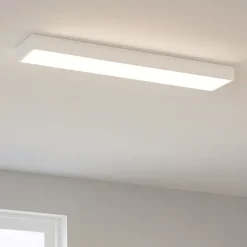 Plafoniere Moderne-Linea Light Plafoniera led da ufficio 3000k tara bianco ip40