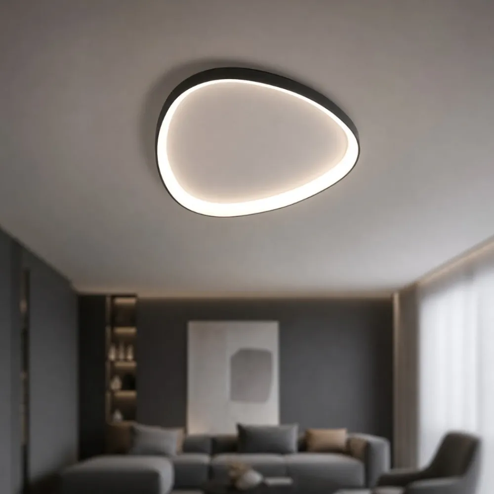 Plafoniere Moderne-Vivida International Plafoniera led design moderna led 48w 3000k 4000k vivida lifering